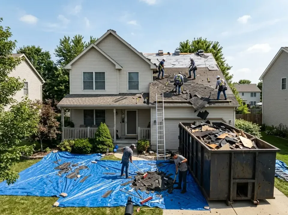 roof-replacement-debris-remova-004 — frequently asked questions, Cheapest Dumpster Rentals in Clinton, IL